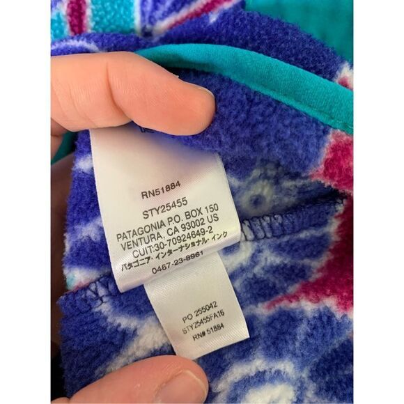 Patagonia Synchilla Snap-T Owl Harvest Moon pullover fleece women's size medium - Picture 5 of 5